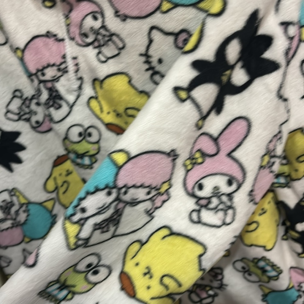 Hello kitty sanrio fleece zip up top medium - Picture 2 of 3